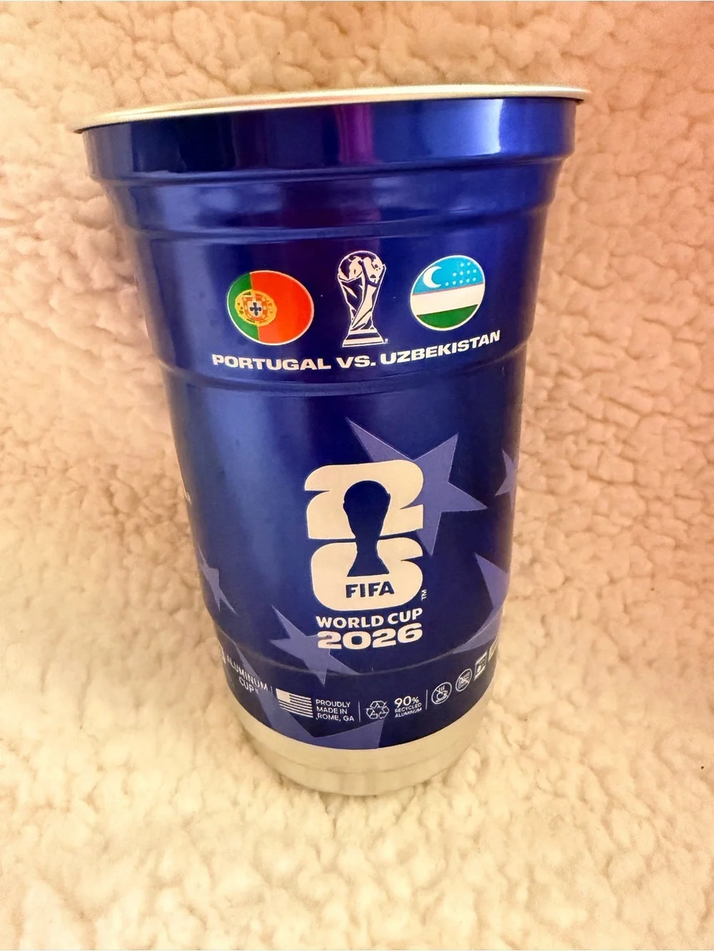 FIFA World Cup 2026 Blue Commemorative Cup - Portugal vs. Uzbekistan